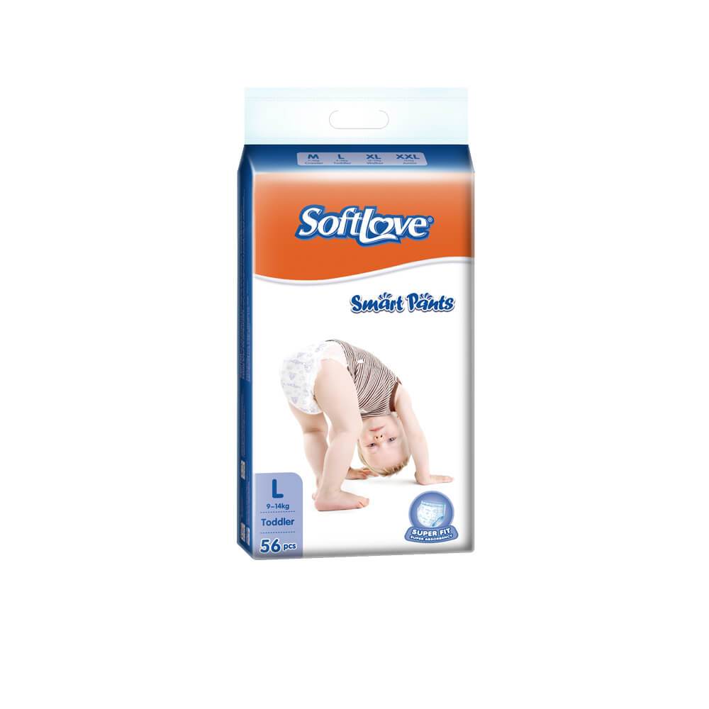 SoftLove Baby Pant - Large 56pcs