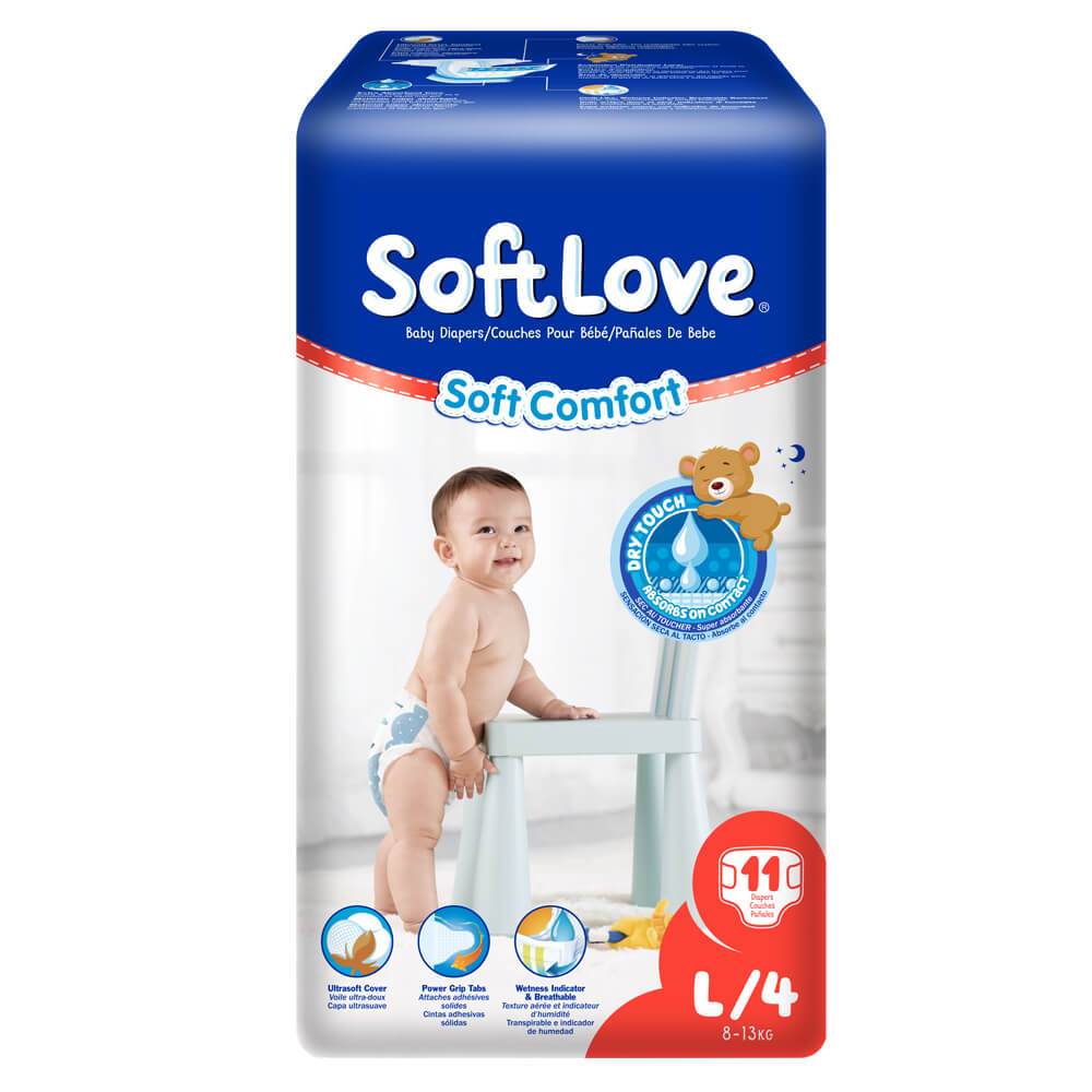 SoftLove Baby Diaper - Large 11pcs