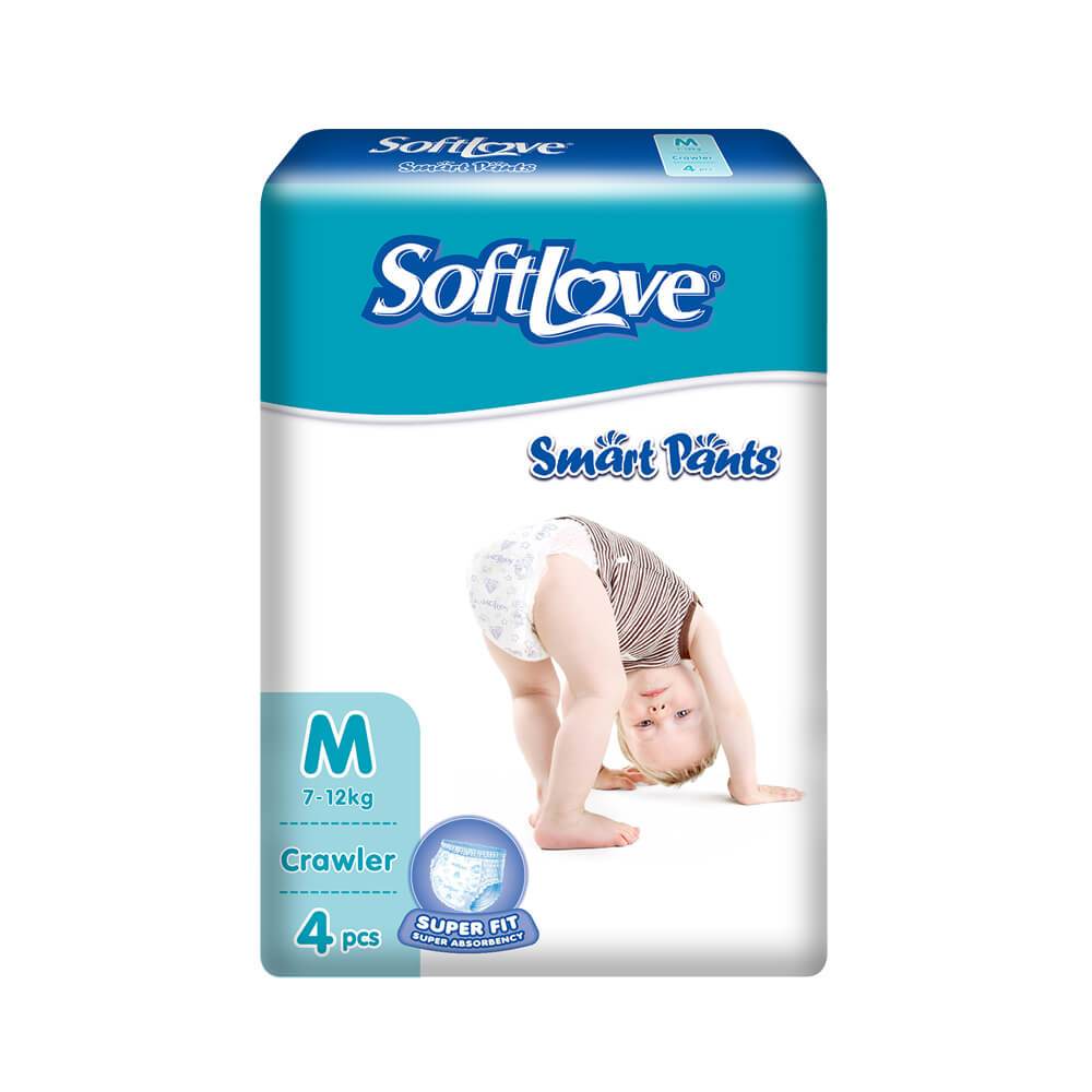 SoftLove Baby Pant - Medium 4pcs